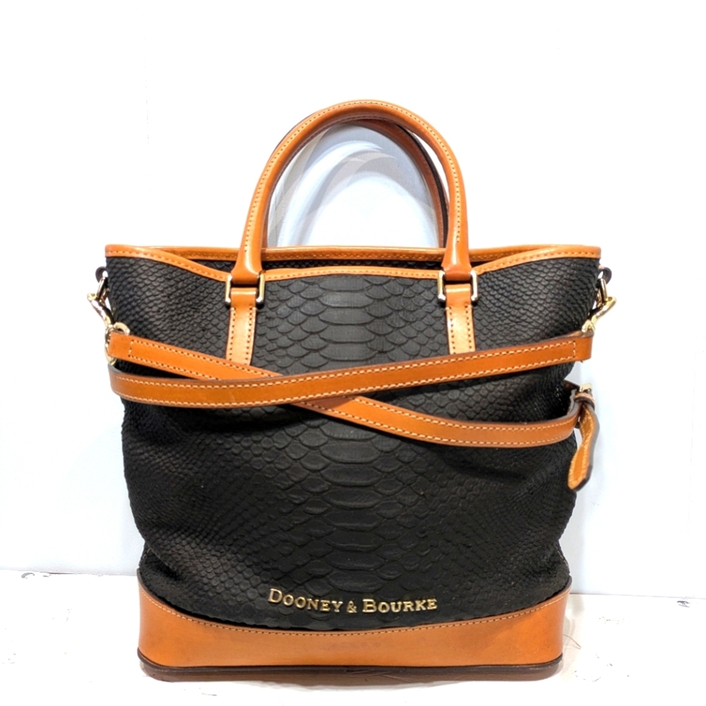 Dooney & Bourke Cara Python Embossed Tote Bag In … - image 2